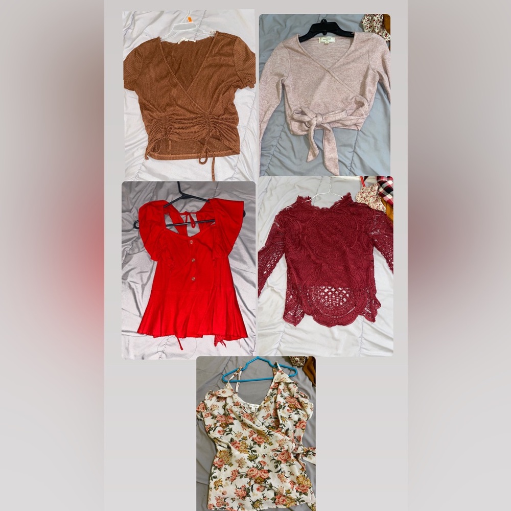 Set of 5 shirts for $18